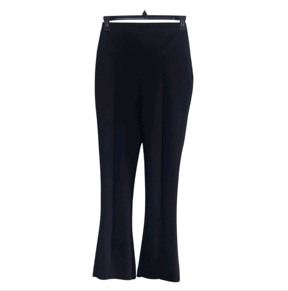 Allsaints Pants Size 8 Black Ryla Pull On Flare Legging Split Ankle New - Picture 4 of 12